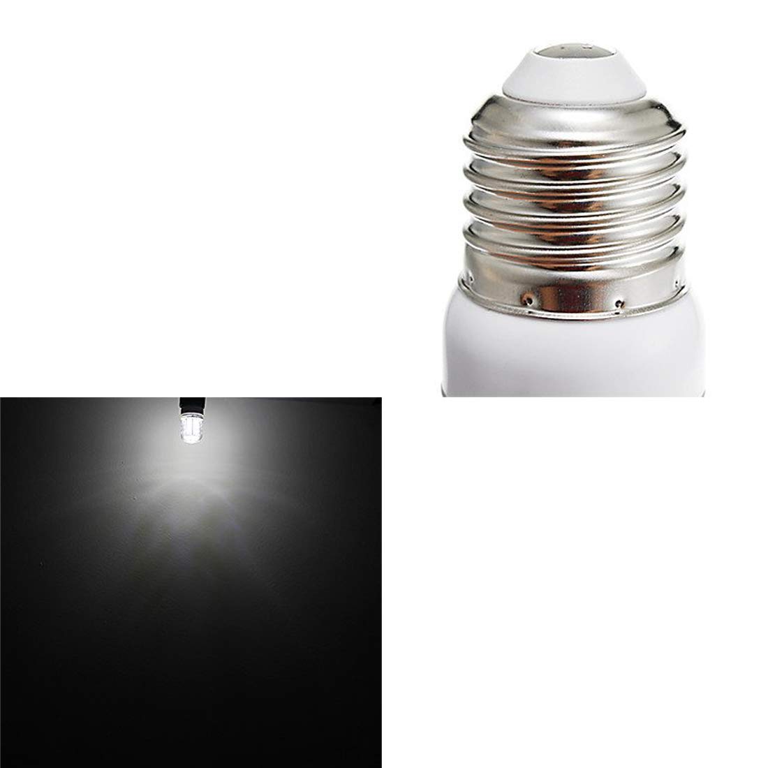 MaoTopCom 5W E26/E27 LED Bulb Corn Light Bulbs(5 Pack)- 5730 SMD 24 Leds Bulb Lamp 450LM Daylight White 6000K LED Corn Bulb Replacement for Home