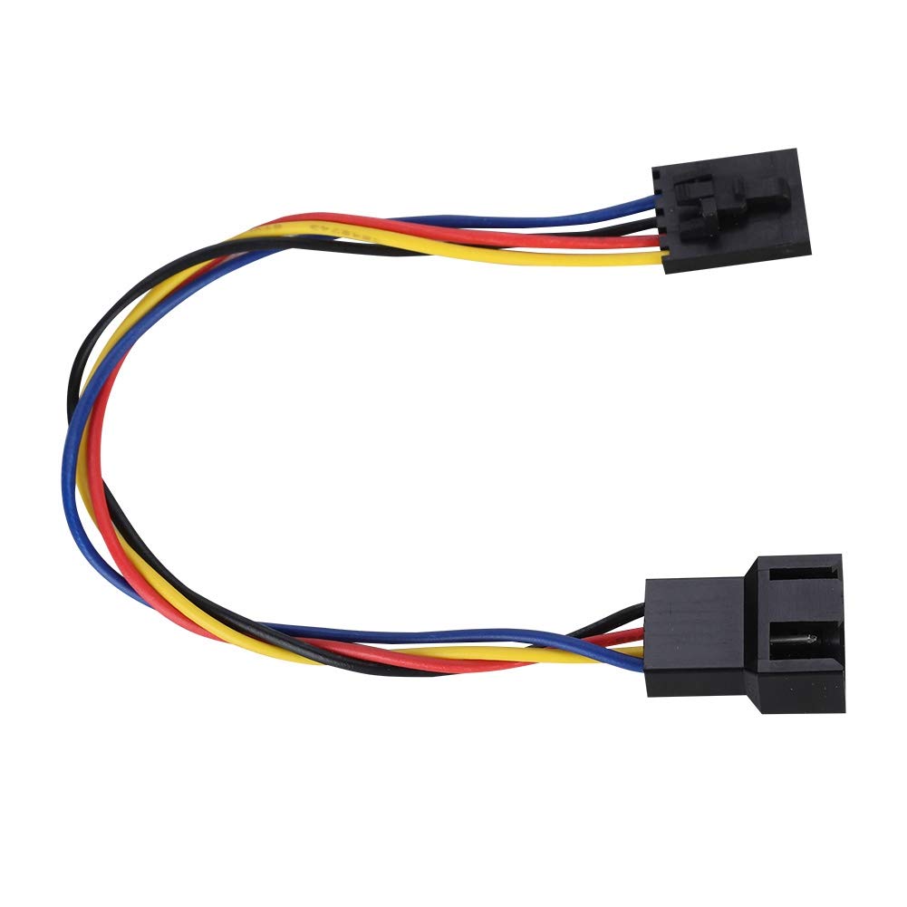fosa 5Pcs 5Pin to 4Pin Adapter Cable Fan Connector Adapter Converter Extension Cable Cord for Dedicated Fans