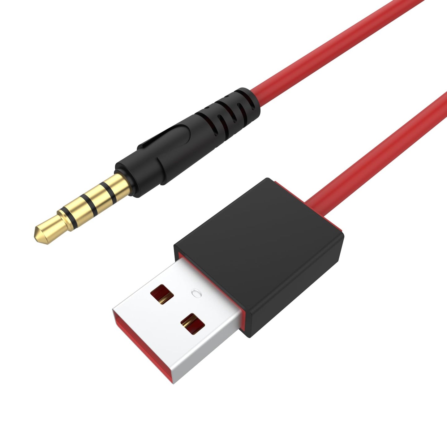 Alitutumao USB 3.5mm Jack Charging Cable Data Sync Cord Compatible with Beats by Dre Studio Solo Wireless Headphones,MP3 Player, iPod Shuffle, Voice