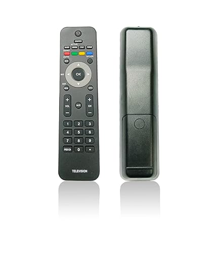 JISOWA Replacement Remote Control Universal for Philips 40PFL3705D/F7 47PFL7422/37 55PFL4706/F7 52PFL5704D/F7 47PFL5704D/F7 22HFL5662H/F7