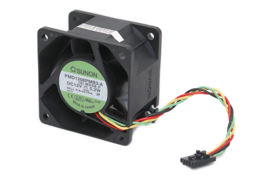 Sunon PMD1206PMB3-A (2).B938.F Cooling Fan 12V~.43Amp (5.2W) 60mm x 60mm x 38mm, 4-Pin Connector, Compatible Part Number N5412N