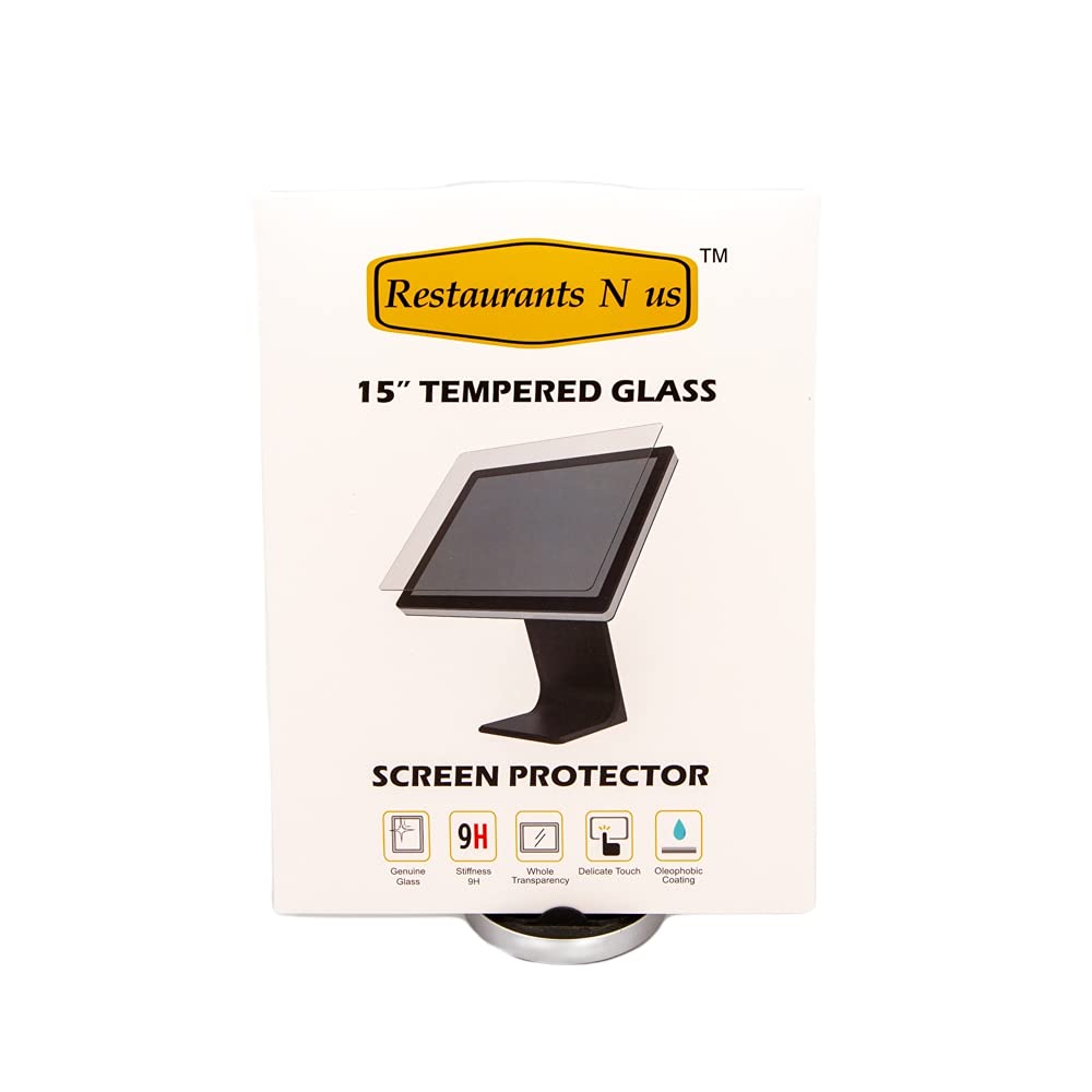 RESTAURANTS N US 15" POS Monitor Tempered Glass Screen Protector