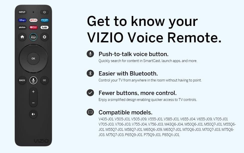 VIZIO Voice Remote - XRT260