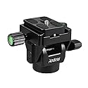 Andoer M-12 Monopod Tilt Head Panoramic Head Telephoto Bird Watching with Quick Release Plate