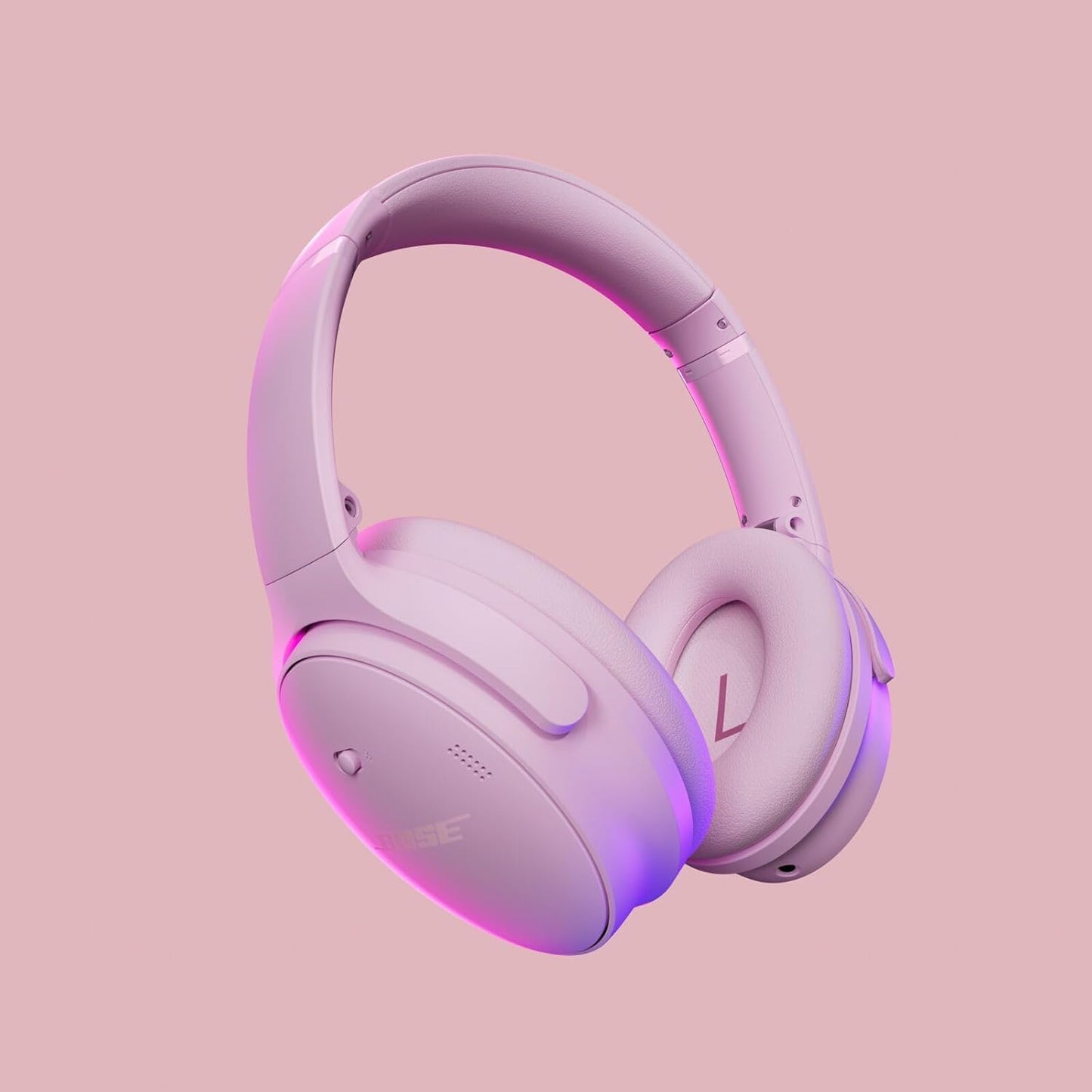 Bose QuietComfort Headphones Bundle with Fast Charger - Wireless Bluetooth Over-Ear Noise Cancelling Headphones with Mic, USB-C Charging, Deep Bass