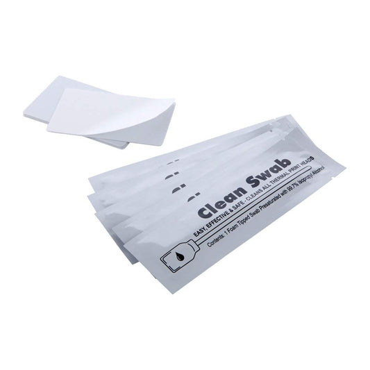 DuraClean™ DC ACL001 Card Printer Cleaning Kit for Evolis Zenius, ZeniusID, Primacy, & PrimacyID Printers - 5 Adhesive Cleaning Cards & 5 Cleaning