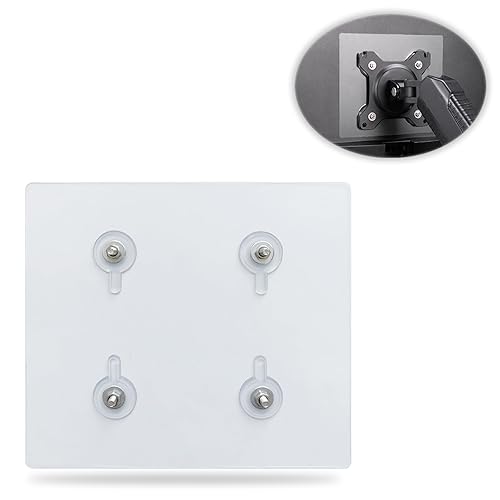 Universal Monitor VESA Mount Adapter for Non-VESA 13 - 27 inch Computer Monitors Tablets iPad VESA Mounting Arm Stand Bracket Kit 75X75mm…