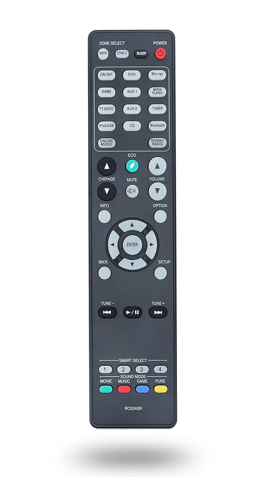 RC024SR Replacement Remote Control for Marantz AV Surround Receiver Home Theater System sub RC017SR SR5009 SR5010 SR5011 SR6009 SR6010 NR1605 NR1606