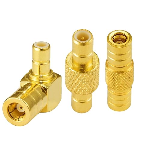 POBADY SMB Adapter Kit: 3 Types SMB Male/Female Adapter, Auto Radio Coaxial Car Radio for FM/AM Antenna