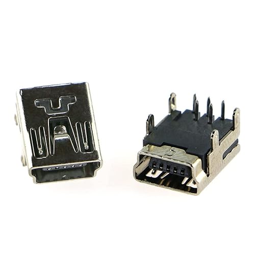 5pcs Replacement USB Charging Port Socket Power Charger Jack for Playstation3 PS3 Controller Repair Parts (B)
