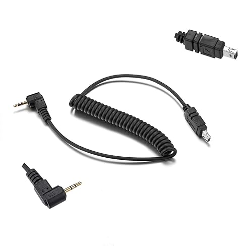 2.5mm-N3 Camera Remote Control Shutter Release Cable Cord for Nikon DSLR Cameras D3100/D3200 /DF /D7000/D7100 /D5000/D5100/D5200/D5300 /D600/D610 /D90
