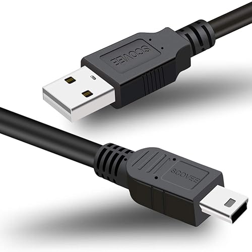 SCOVEE Replacement USB Cable Power Cord for Blue Yeti Recording Microphones MIC,Blue Yeti Pro USB Microphone,Snowball iCE Mic Black Out,Mini Charger