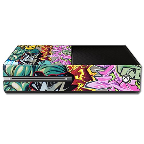 MightySkins Skin Compatible with Microsoft Xbox One Console wrap Sticker Skins Graffiti Wild Styles