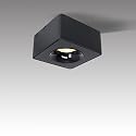 Marknice LED Dimmable Square Ceiling Spotlight Aluminum Black Wide 4.61 in Ultra-Thin 2.16 in Downlight Modern Ceiling Mounted Spot Light Fixture