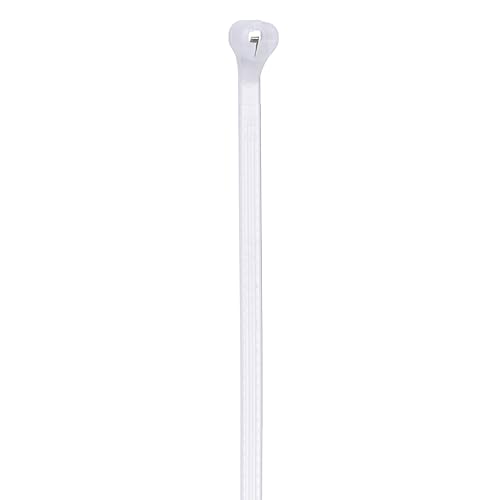 Panduit BT1M-M Cable Tie, Metal Barb, Miniature, Nylon 6.6, 4.0-Inch Length, Natural (1,000-Pack)