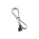 CableMod ModMesh Sleeved Right Angle SATA 3 Cable (White, 60cm)