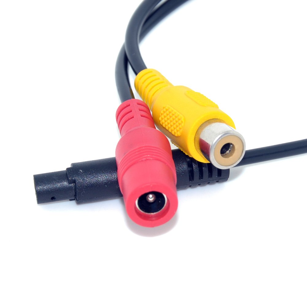 Auto Wayfeng WF 4-Pin to RCA (A/V) Adapter - 4 Pin to RCA Monitor/Camera Adapter