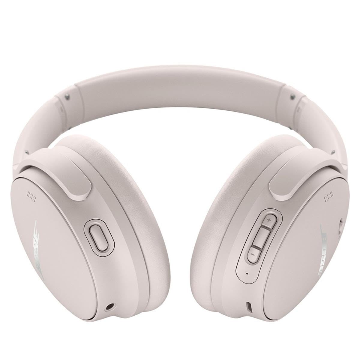 Bose QuietComfort Wireless Noise Cancelling Over-Ear Headphones - White Smoke, With Power Bank