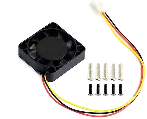 Dedicated DC 5V Cooling Fan Compatible with NVIDIA Jetson Nano Developer Kit and B01 Version 3PIN Reverse-Proof Connector 40mm×40mm×10mm Fan