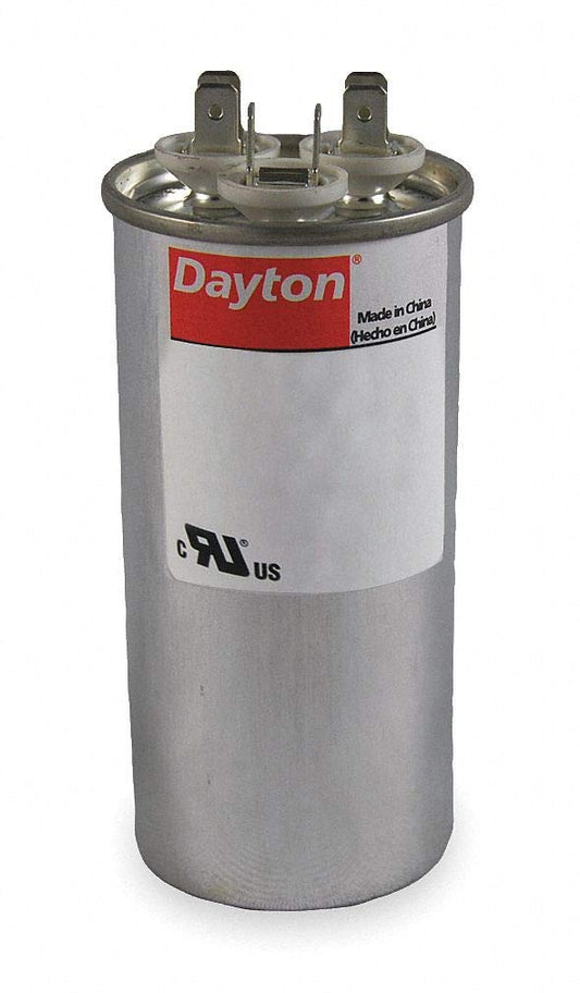 Motor Dual Run Cap, 80/10 MFD, 370V, Round