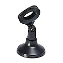 AKOAK Adjustable Portable Desktop Table Microphone Mic Stand Holder with Mic Clip for Computer Conference Studios Microphone,Podcasts, Online Chat