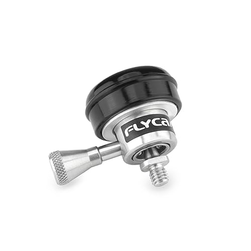 FLYCAM Quick Release Camera Hook for Flowline Body Support Rigs- Quick-Release Head, Four-Ball Studs. Payload up to 25kg/55lb (FLCM-FLN-CH)