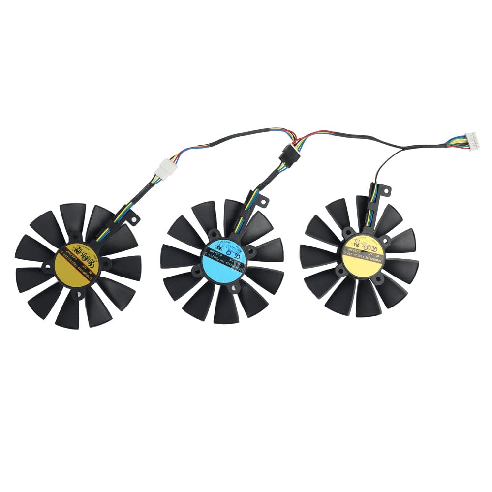 Coolerage 87mm DC12V 0.45A FDC10U12S9-C Graphics Card Cooling Fans for for ASUS ROG Strix GTX 980 1060 1070 1080 Ti RX 480 580 R9 390X Gaming GPU Fans