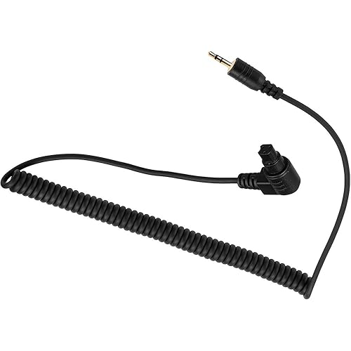 PHOLSY 2.5mm C8 Off-Camera Remote Cable Compatible with Canon EOS R5, 6D II, 1D X III, 5D IV, 7D II, 50D, 40D, 10D