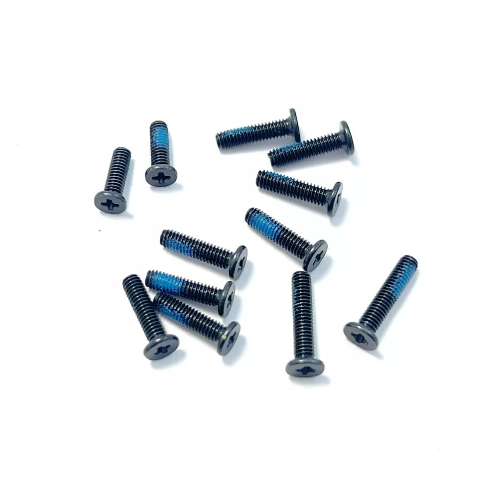 Bottom Case Screws Cover Case Screws Replacement for Asus TUF Gaming A15 FA507 FA507RC FA507NUR FA507RF FA507RW FA507RM FA507NU Black Set of 12pcs