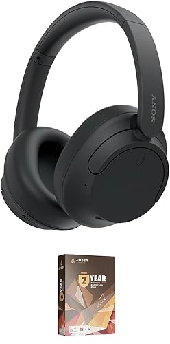 Sony WH-CH720N-BLACK Noise Canceling Headphones with Quick Charge with an Additional 2 Year Coverage (2023)