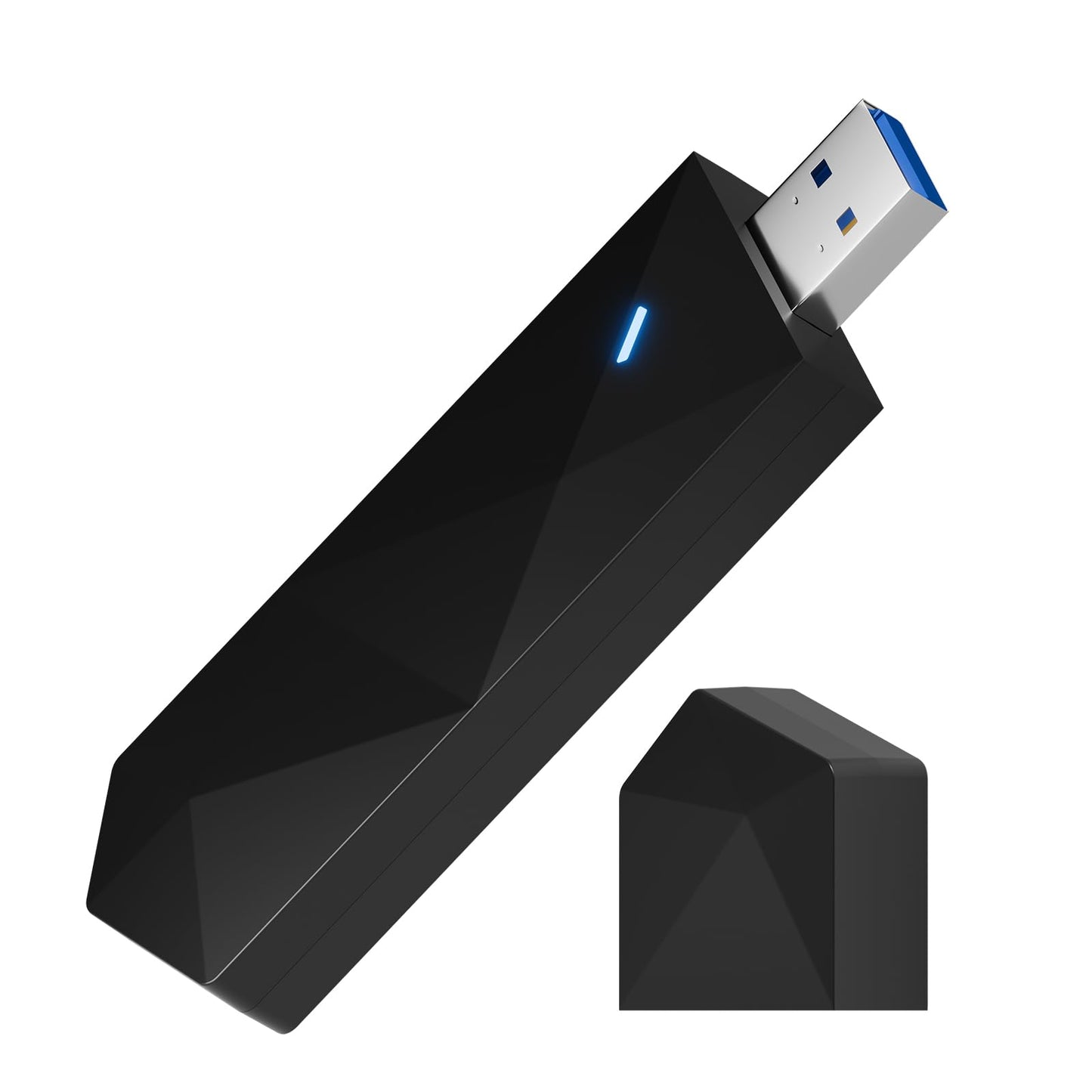 DBIT AX1800 WiFi 6 USB Adapter for Desktop PC (D1-X18) Long Range Wireless Network Adapter USB WiFi Dongle with USB3.0, 5GHz/1201Mbps +