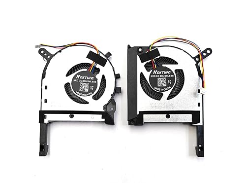 Replacement CPU & GPU Fan for TUF Gaming FX505 FX505GE FX505GM FX86FE FX86FM FX86SM DFS5K12114262H DFS5K12304363H