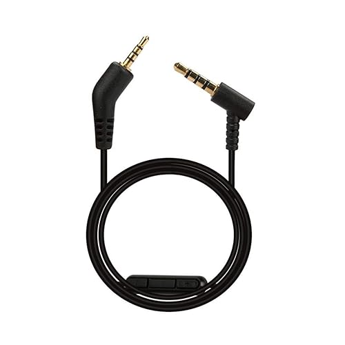 Sqrmekoko QC3 Replacement Inline Remote Microphone Extension Audio Cable Cord for Bose QuietComfort 3 QC 3 Headphones