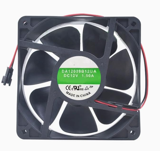 DA12038B12UA DC 12V 1.50A 120x120x38mm 2-Wire Cooling Fan