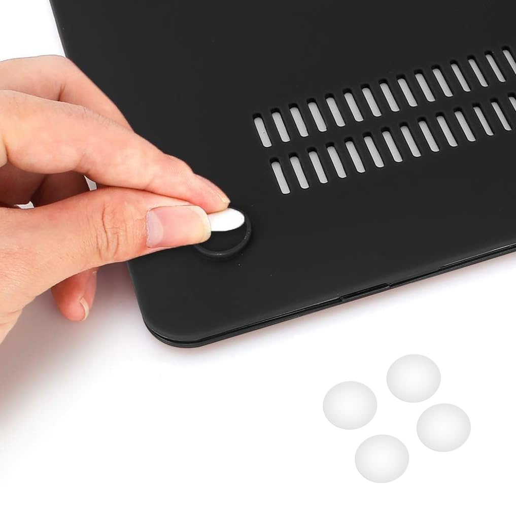 Laptop Rubber Silicone Feet Dot with Adhesive Compatible with DELL,Asus,Lenovo,HP Laptop,Computer Case,Keyboard Riser,Appliance Feet (White)