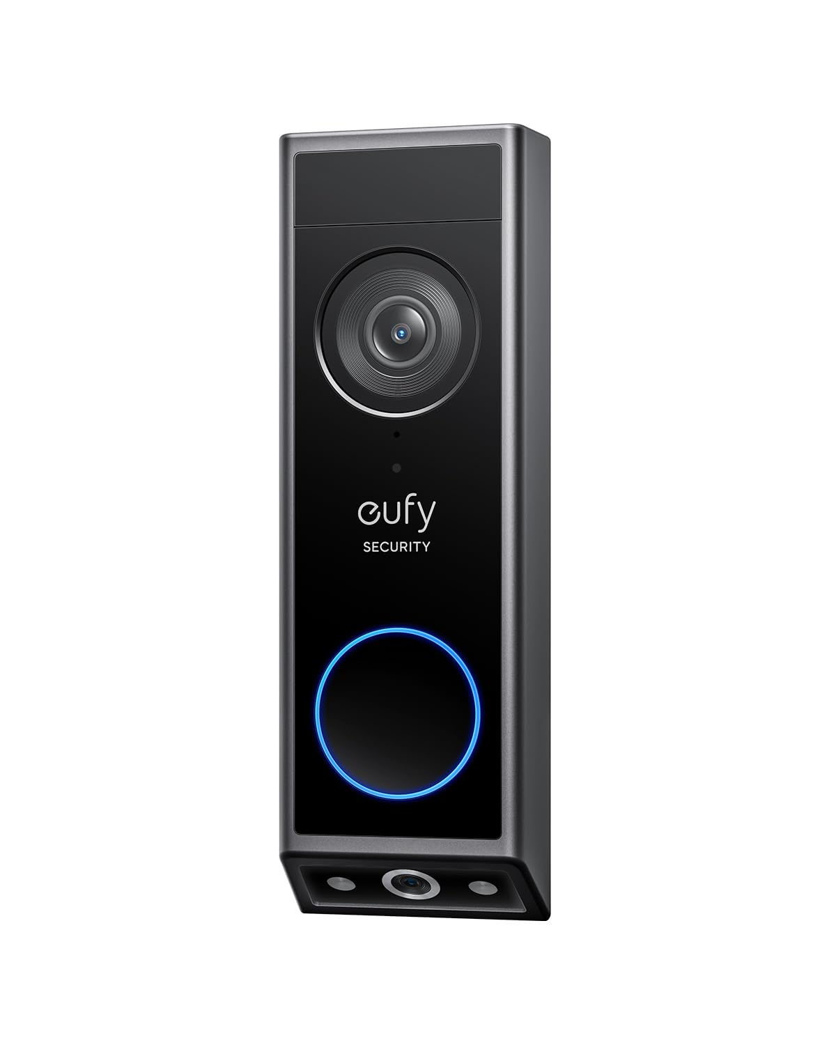 eufy Security Video Doorbell E340, Dual Cameras with Delivery Guard, 2K Full HD and Color Night Vision, Wired or Battery Powered, HomeBase S380