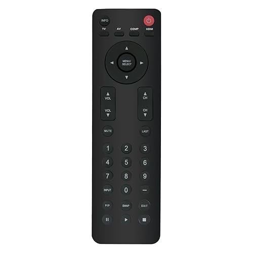 VR4 TV Remote Control for Vizio TV in Living Rooms or Rooms, No Programming or Pairing Needed, Replacement Remote Compatible Models VA320E VA320M