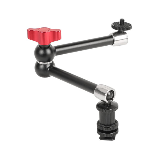 CAMVATE 11 inch Adjustable Articulating Friction Magic Arm Compatible with LCD Monitor, DSLR Camera Rig, LED Lights, Flash Light - 1477