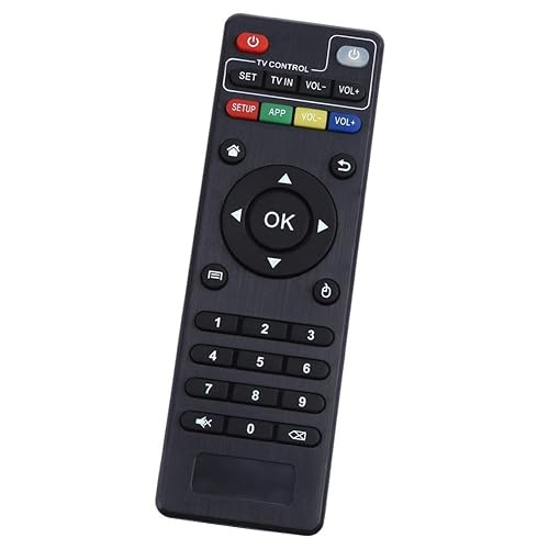 Bincolo Original Replacement Remote Control Controller for MXQ (Amlogic S805/S905), MXQ PRO, T95N, T95M, H96, T9-Series, X96 Android TV Box, Black