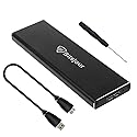 Bitsjour MacBook Air 2012 SSD Enclosure 7+17 pin, 5Gbps USB 3.0 External Portable Case for Mid 2012 A1465/A1466 Hard Drive