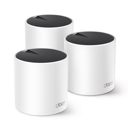 TP-Link Deco X55 Pro AX3000 Whole Home Wi-Fi 6 Mesh System - Coverage up to 6500 Sq.Ft & up to 150 Devices, 2x2.5G WAN/LAN Ports, 4 Streams, Wired