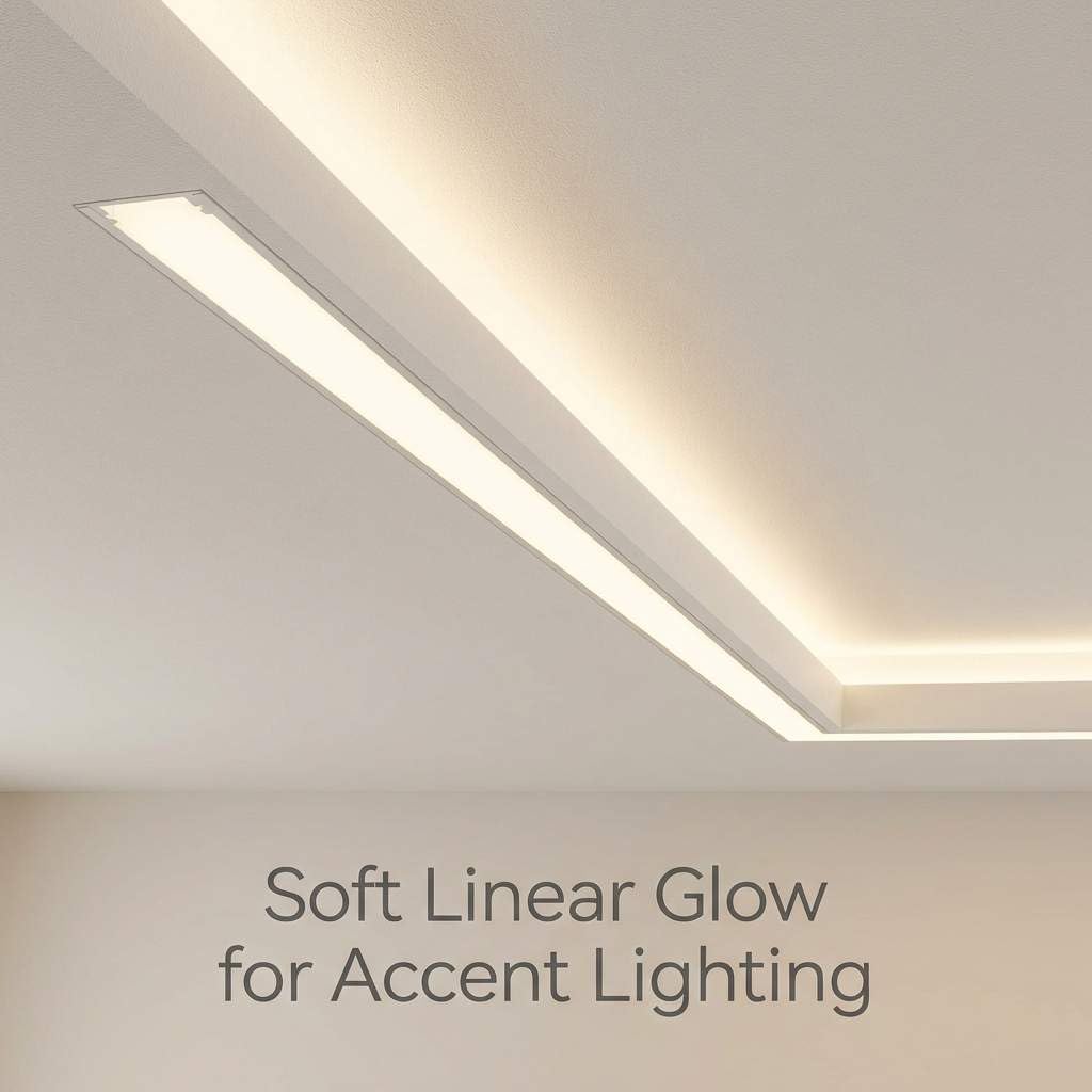 QWORK Trimless Recessed LED Channel 6 Pack 3.3FT - Matte Silver Aluminum for Drywall, Ceiling & Accent Lighting