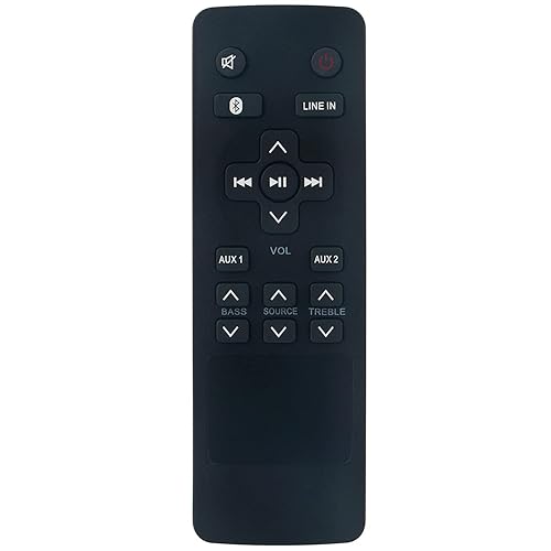 New RTS7010B Replacement Home Theater Sound Bar Remote Control fit for RCA RTS7010B RTS739BWS RTS7110B RTS7630B RTS796B RTS7010B-E1 RTS7110B-2