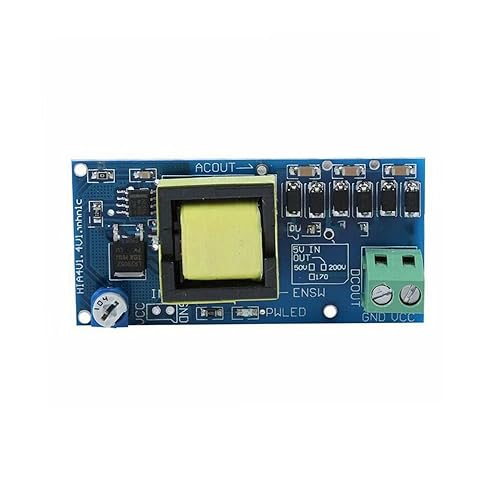 Acxico 1pcs High Voltage DC-DC Boost Converter 5V-12V Step up to 300V-1200V Power Module