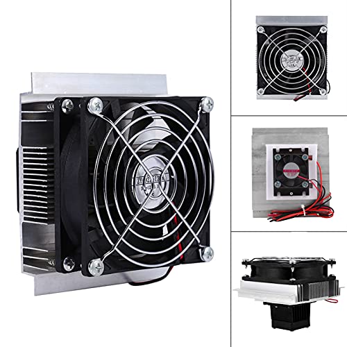 Thermoelectric Peltier Refrigeration Cooling System Kit Cooler Need 12VDC 6A Power DIY Air Conditioner