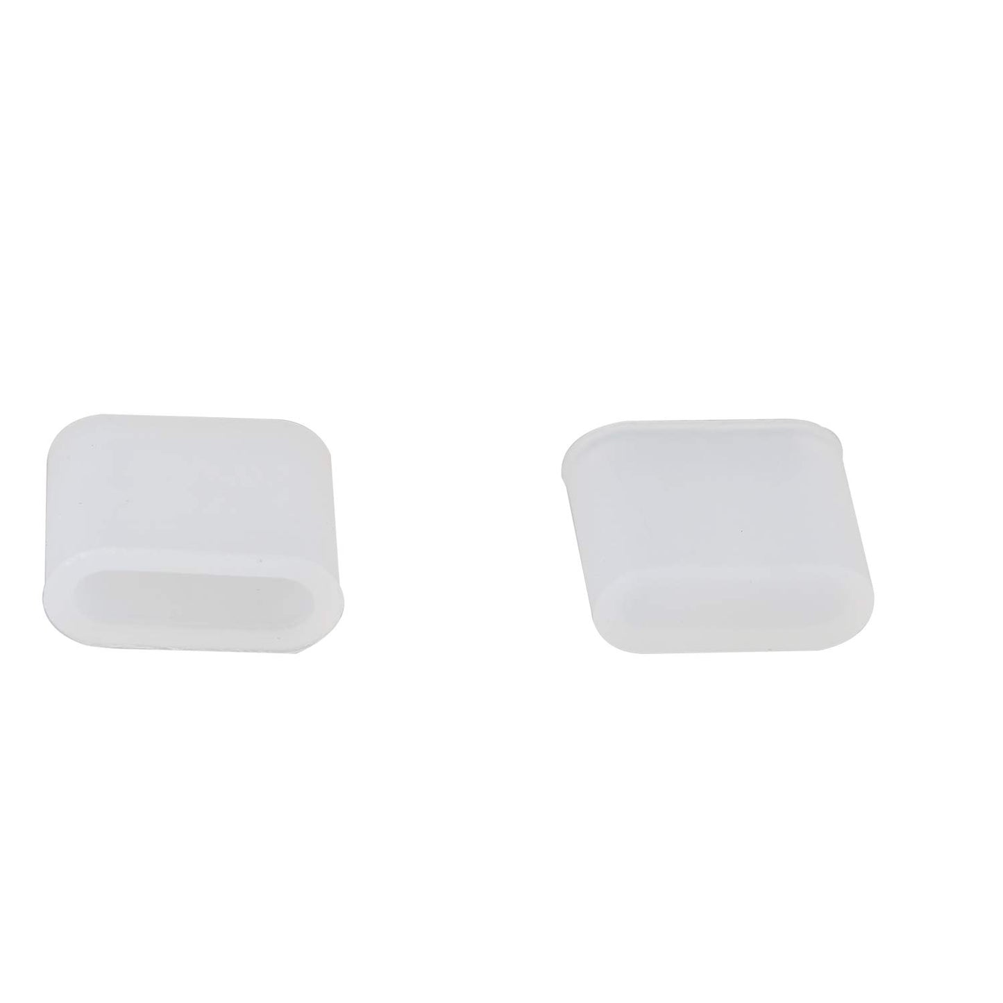 Futheda 10PCS Silicone USB 3.1 Type C Male Interface Port Plug Cover Stopper Anti Dust Cap Protector - Clear