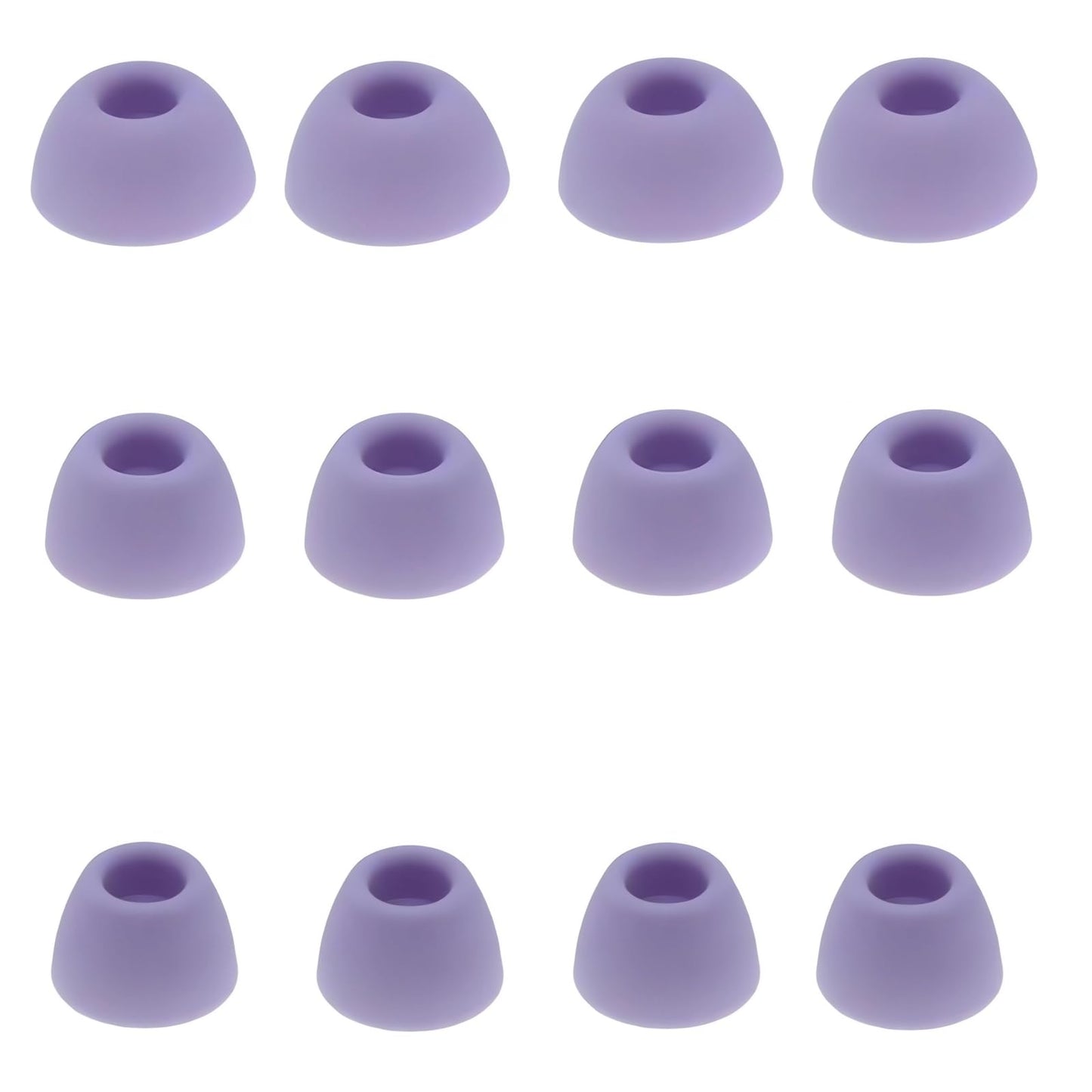 CYADCI Purple Earbud Tips 6 Pairs S/M/L Earbud Covers Rubber Replacement Earbud Tips Ear Bud Replacement Pieces Silicone Compatible with Samsung…