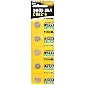Toshiba CR1216 3V Lithium Coin Cell Battery Pack of 5