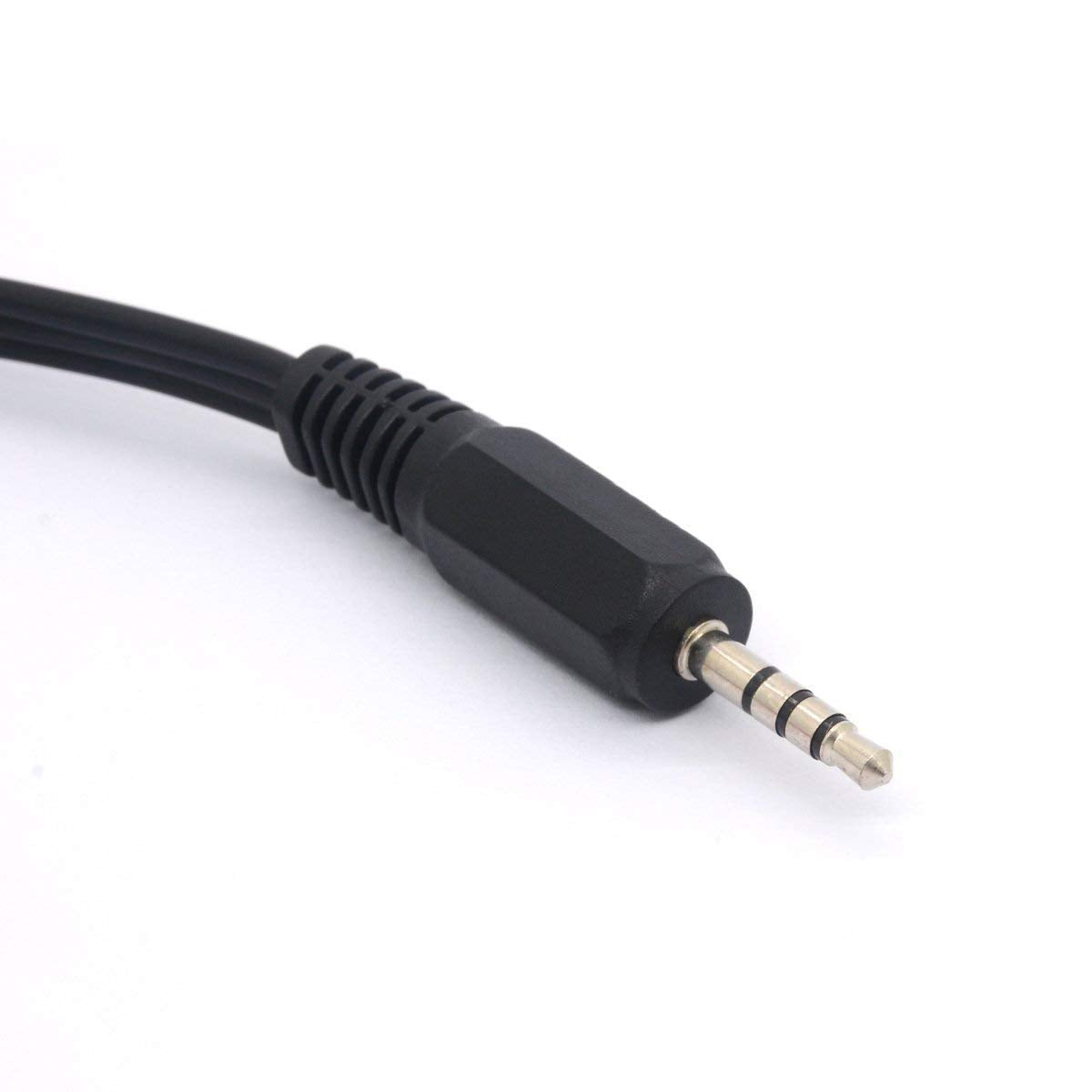 GLHONG 3.5 to RCA Audio Splitter Cable (25cm)