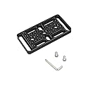 DINESK Camera Cheese Plate with 1/4" and 3/8" Threaded Holes,Extension Switching Mounting Plate for Cameras,Tripod and Other Photography Accessories
